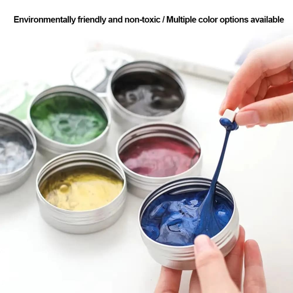 Resin Magnetic Bouncing Mud Colored Clay Ferrofluid Magnetic Suction Clay High Stretch with Magnet Mud Playdough Kids Toys