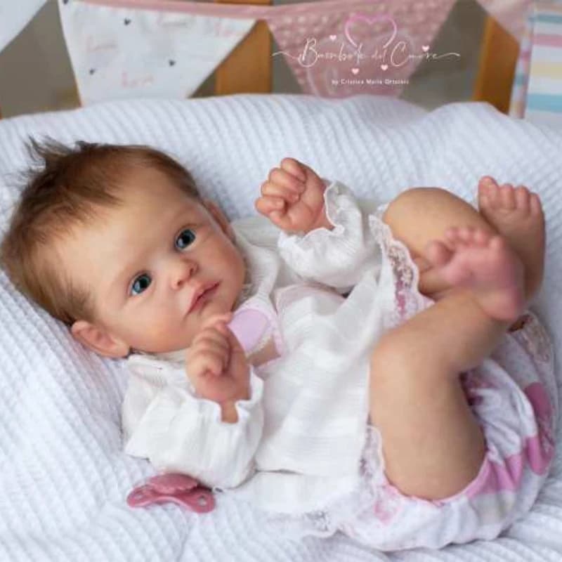 19 inch Reborn Joleen Soft Touch do not paint Reborn doll parts with body Boneca Reborn Kit bebêreborn muecas Reborn