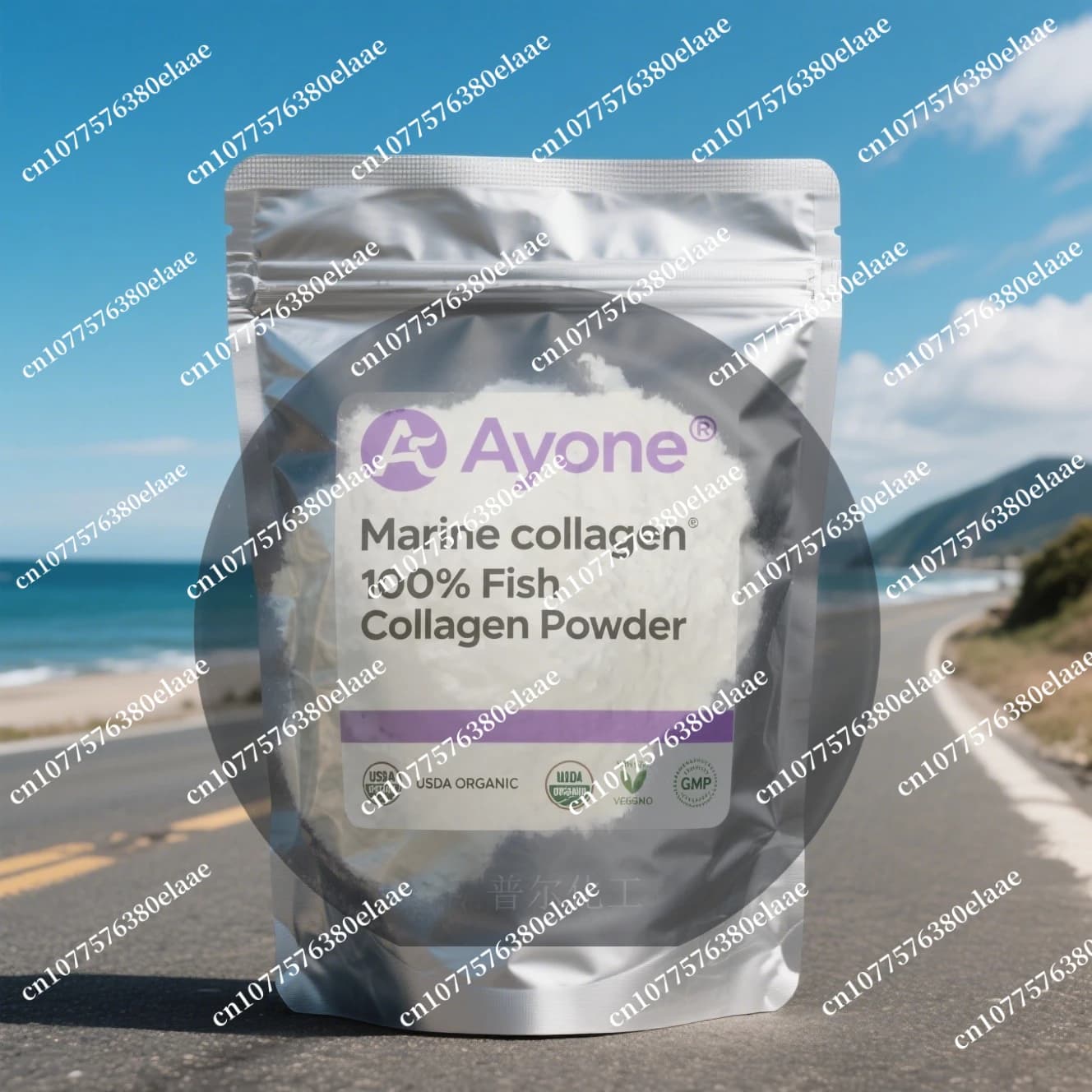 Artigianato per la casa (materiali per la produzione di sapone/spezie) Sapone fatto a mano Confezione personalizzata Collagene marino Supp Lemento, Collagene di pesce