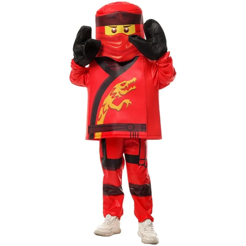 2026 New Arrival Guy Boy Hidden Warrior Kai Outfit Fancy Dress Up Kids Ninja Lloyd Halloween Costume Costume For Kids Cosplay