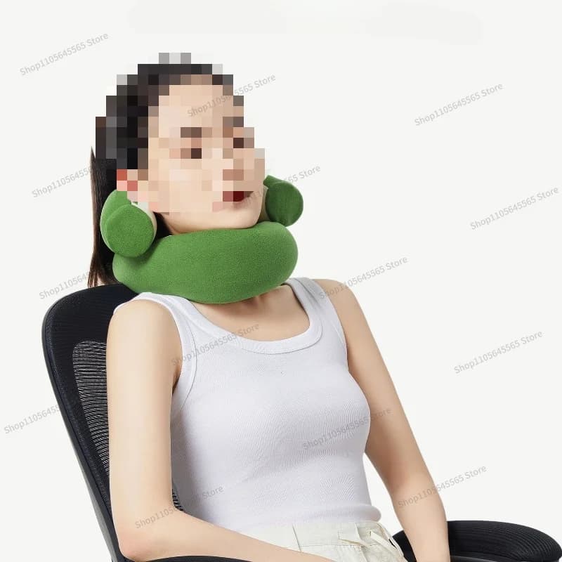 360 Degree Adjustable U-shaped Neck Pillow, Memory Cotton Travel Pillow, Cushion