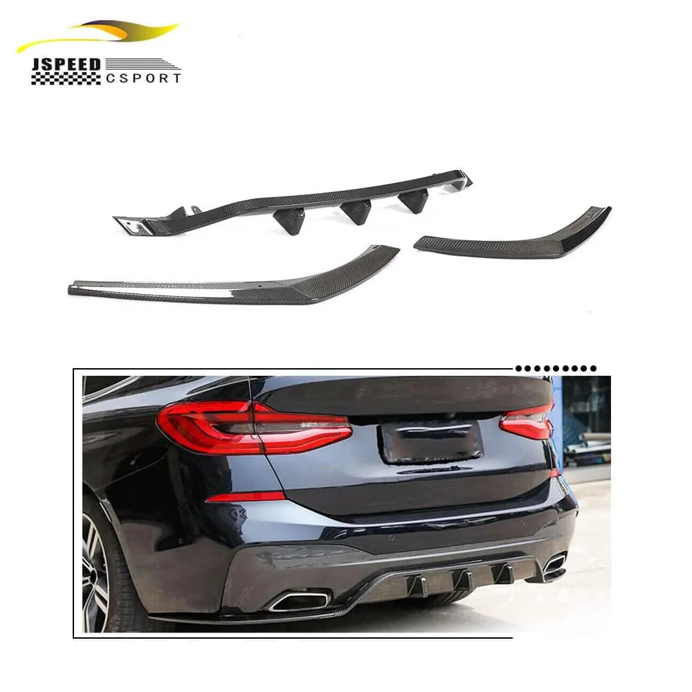 Adatto per BMW Serie 6 GT G32 Diffusore posteriore in fibra di carbonio M SPORT 2017-2020