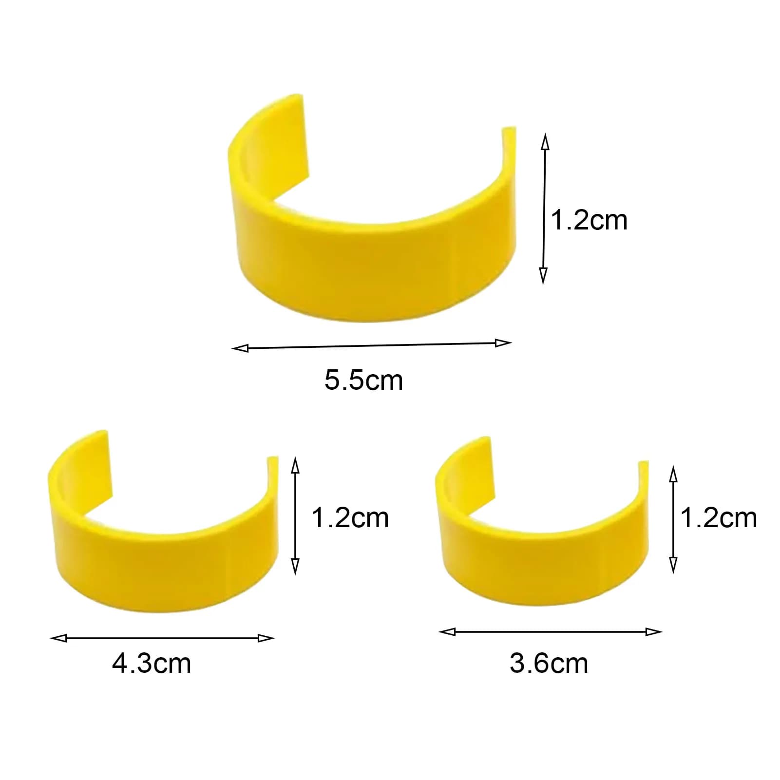 3 pz/set Clip per etichetta per bottiglia di pillola con pennarello Identificazione facile Morsetto per etichetta per contenitore per pillole 10-60 droni Porta etichette per pillole