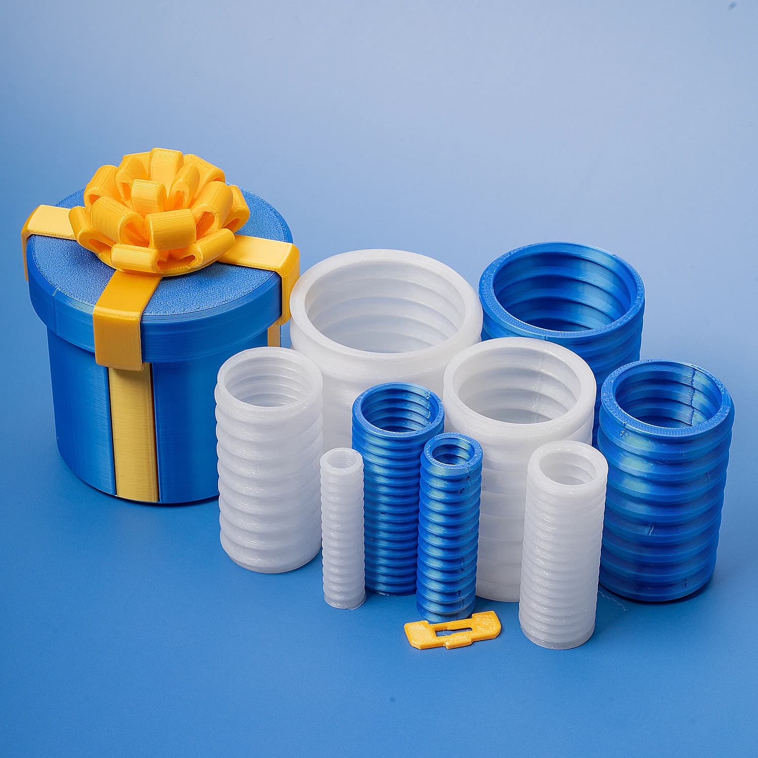 Scatole regalo con viti annidate ingombranti Scherzo Scatola di nidificazione Sorgenti contanti Riutilizzabili Divertenti compleanni Natale Elefante bianco Regalo per feste
