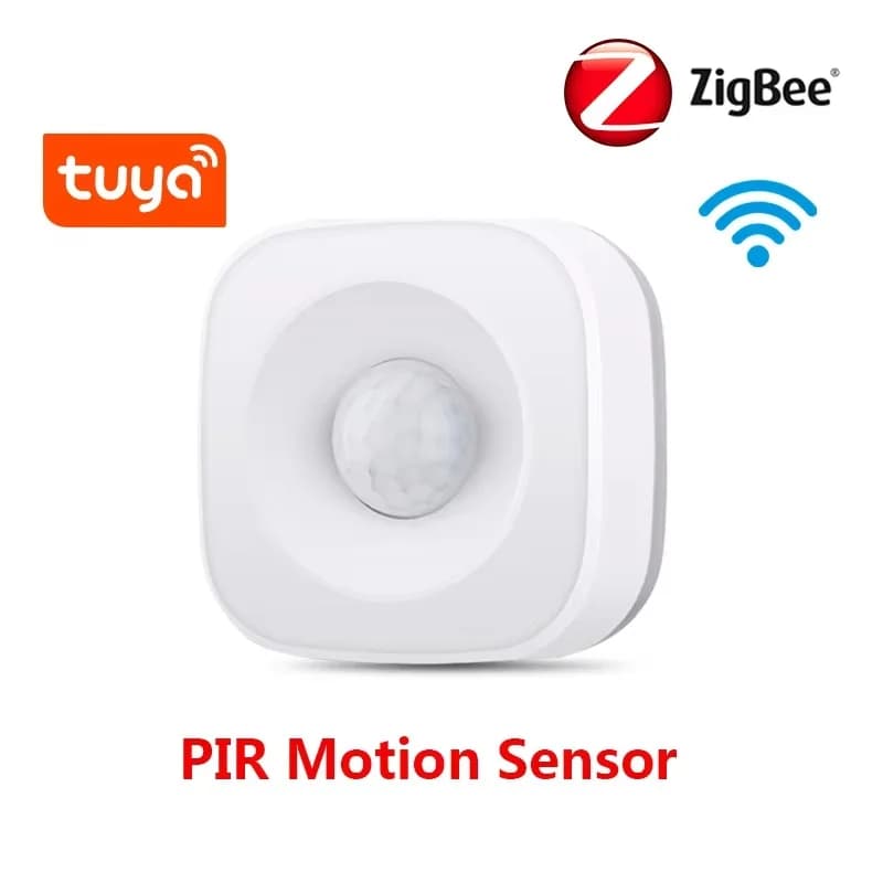 Tuya ZigBee/WiFi Sensore di movimento PIR Rivelatore a infrarossi wireless Allarme antifurto di sicurezza Compatibile con il controllo APP Smart Life