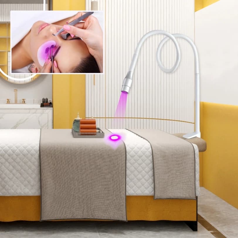 Lampada UV LED per Extension Ciglia e Nail Art con Clip, Personalizzabile con Etichetta Privata, per Salone di Bellezza