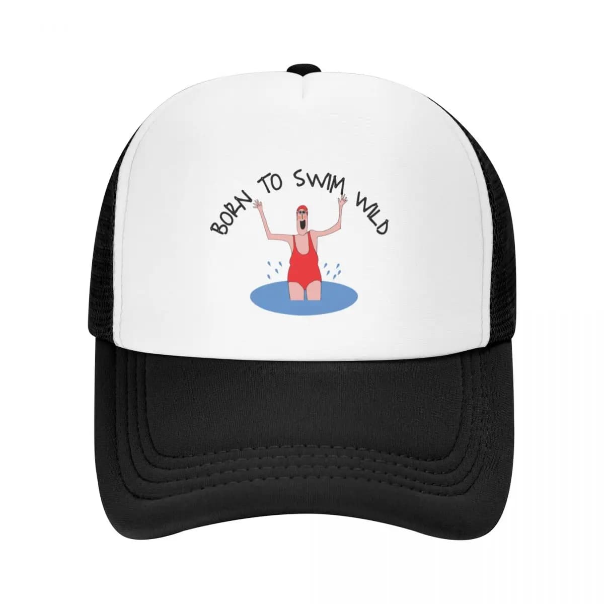Born To Swim Wild baseball cap western beach hat Trekking hat Berretto signed Visiera women's beach for men