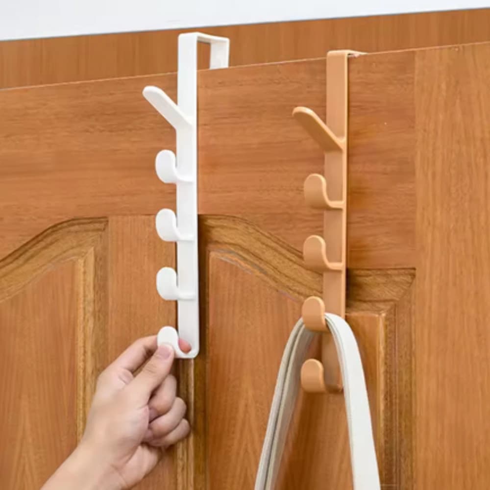 1/2/3/4PCS Porta senza punzonatura appesa alla porta della camera da letto appesa forte appendiabiti e cappelli portaoggetti appendiabiti da bagno