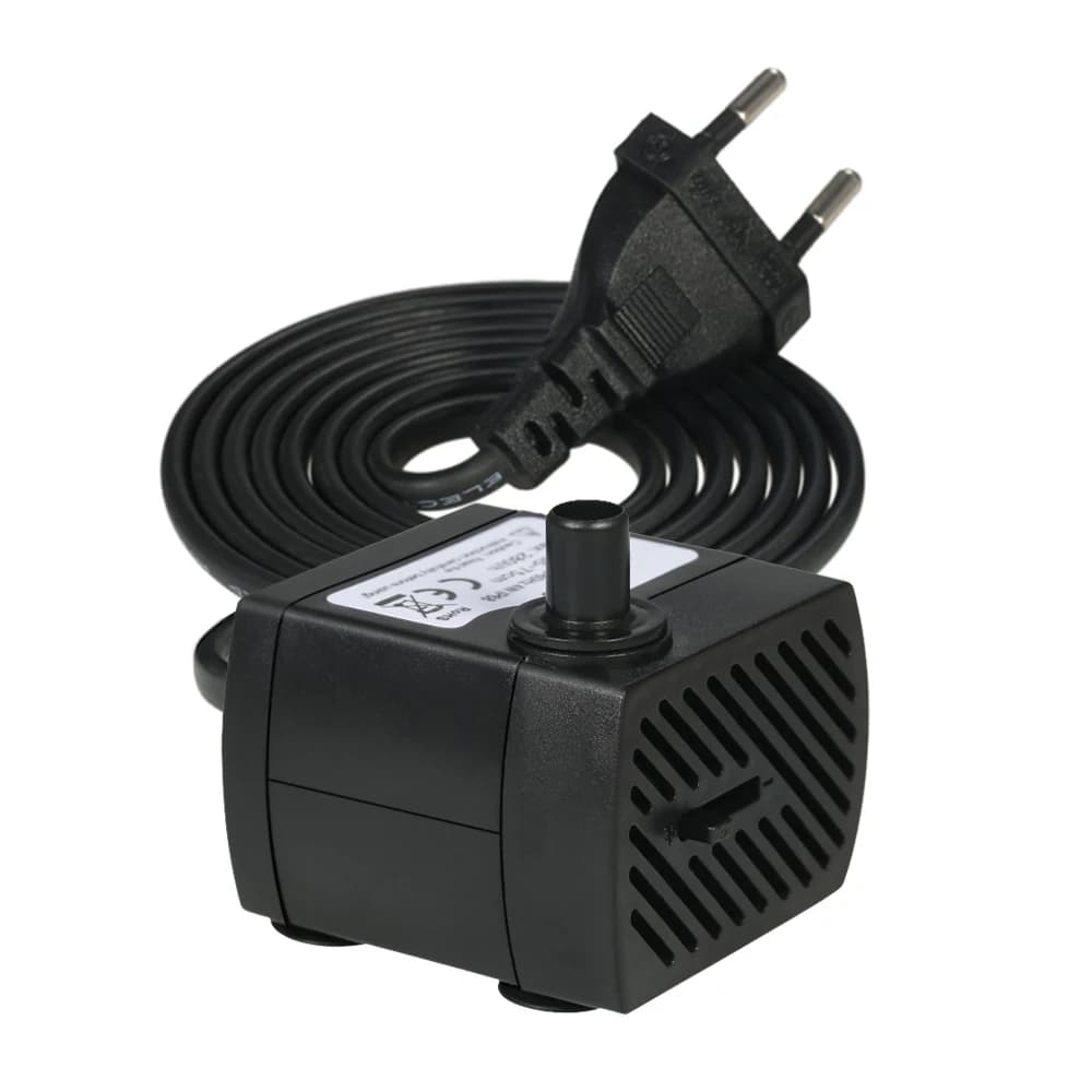 Pompa ad acqua sommergibile 180L/H 2,5W per acquario Fontane da tavolo Stagno Giardini d'acqua e sistemi idroponici AC220-240V