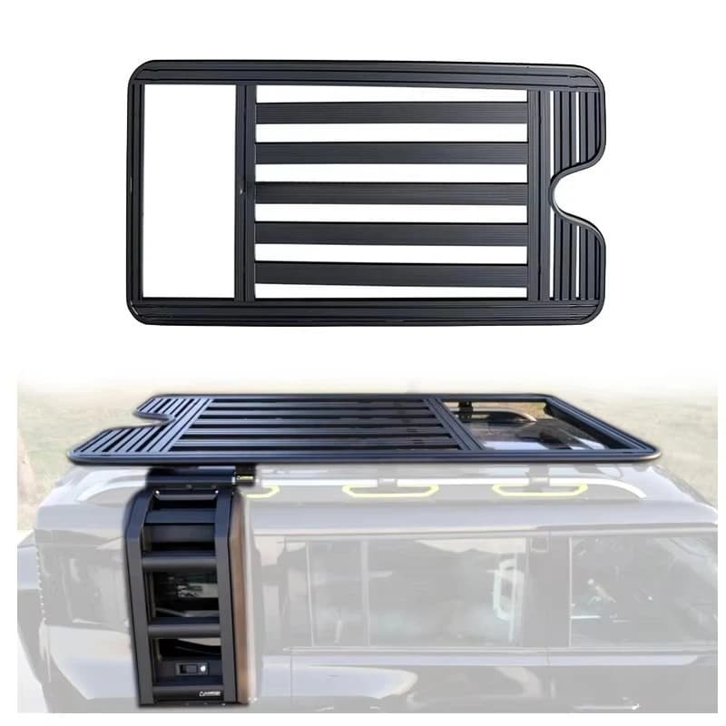 Accessori per Jetour T2 2025: Portapacchi Laterale Stile Defender, Portapacchi da Tetto in Alluminio, Accessori per Auto