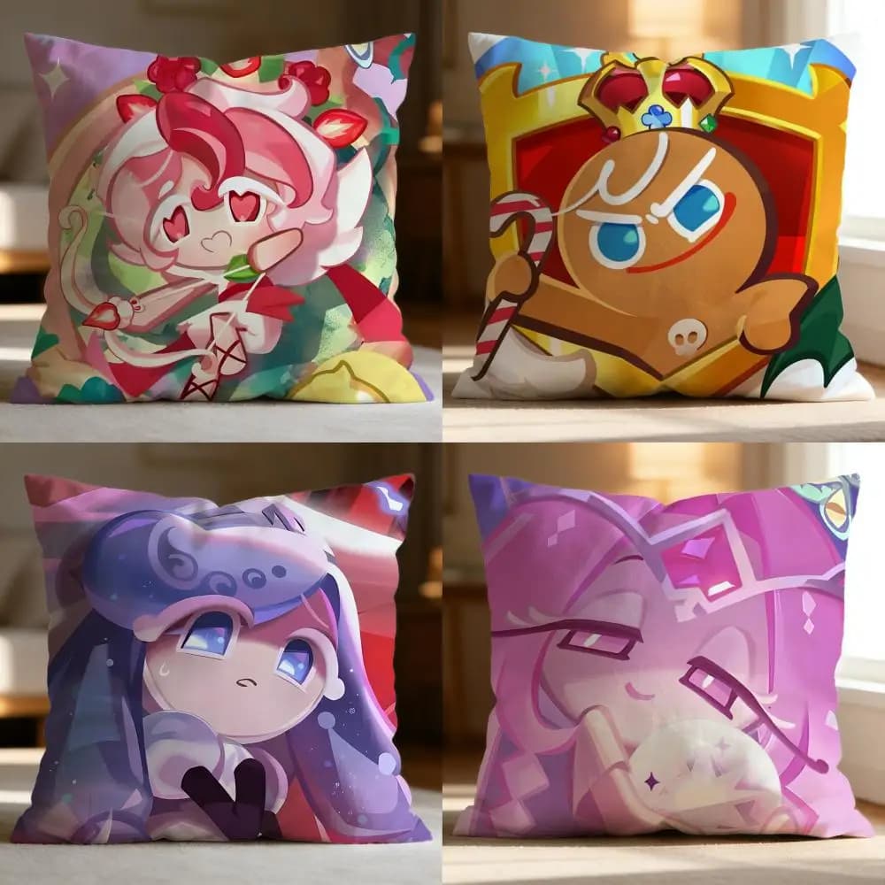 Popolare Federa Decorativa C-CCookie Run Kingdom, Morbida e Lavabile, Multiuso per Divano, Letto, Viaggio e Ufficio