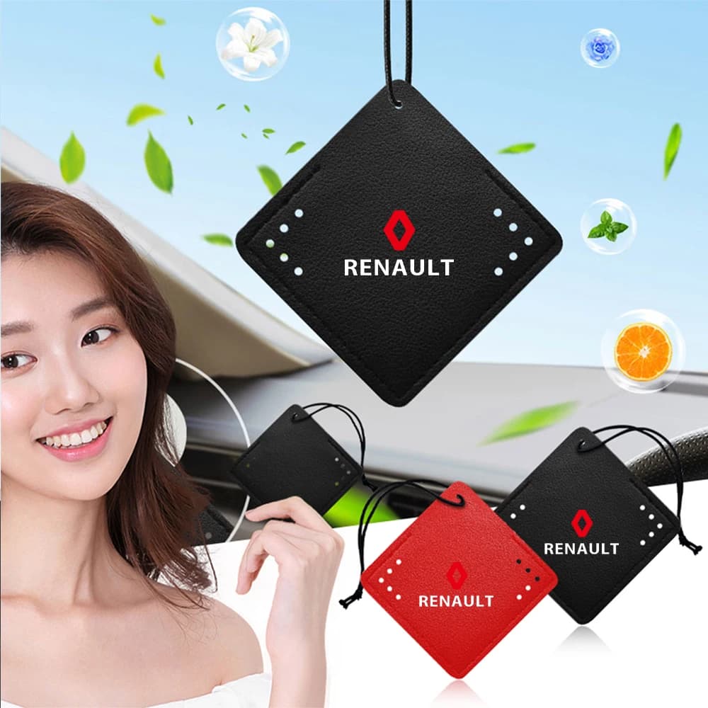 Interior Car Deodorant Natural Perfume Hanging Aromatherapy Block Shape For Renault Megane Clio 4 Captur Radio Logan Duster