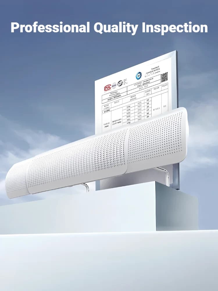 Conditioning Punch Free Scalable Air Wind Shield Anti Direct Blowing Wind Guide Baffle Dust Cover For Household Air
