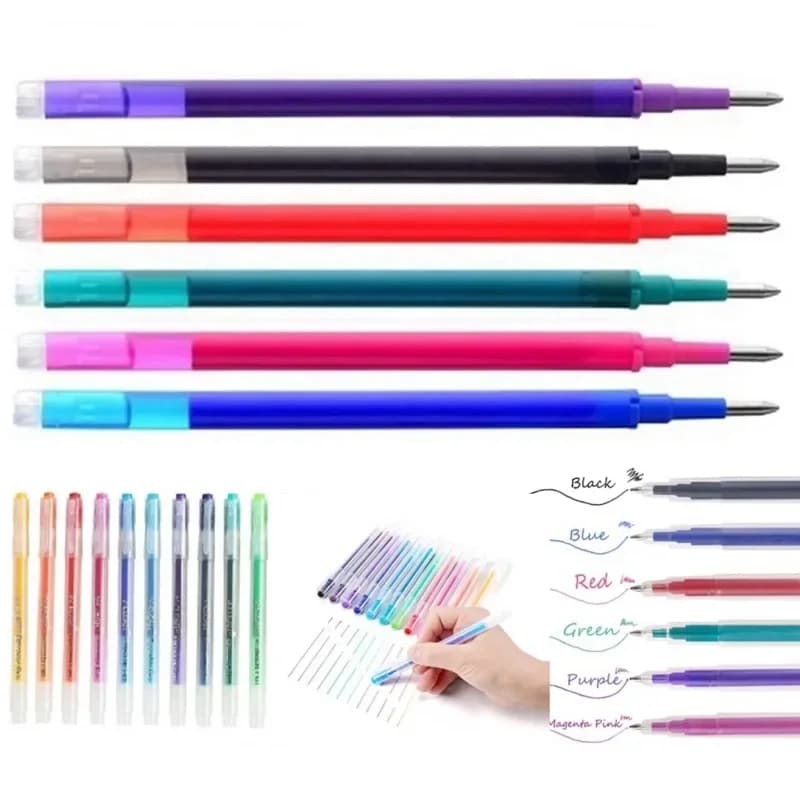 Erasable Gel pen refill 0.7mm,6PCs erasable pen refill,Pilot-Frixion-Erasable-Pen Frixion-Refill Frixion-Pen Pilot-Pen-Refill