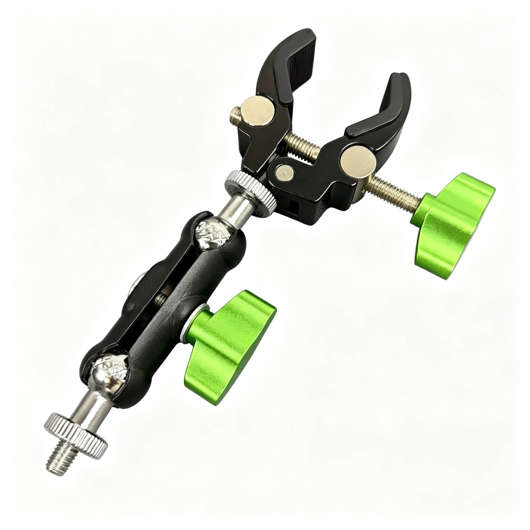 Double Ball Head Magic Arm Super Clamp Mount Holder for GoPro Hero Insta360 DJI Action Camera Outdoor Shooting Accessories