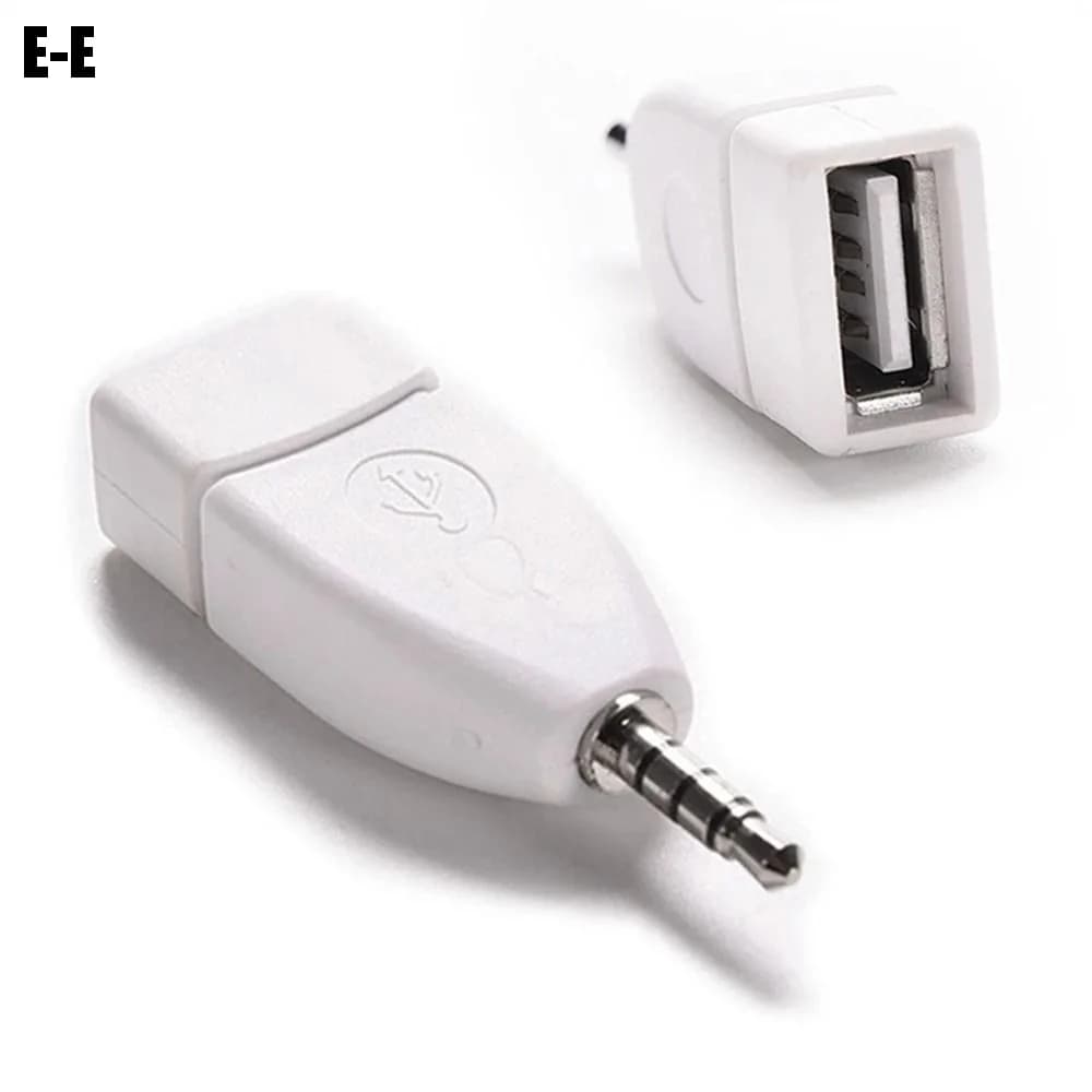 Player Mobile Phones 3.5mm Female Car Plug Jack Male AUX Audio Plug Audio Converter Adapter Car Audio Adapter Audio Converter