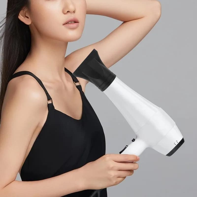 2 Pezzi Ugello Concentratore per Asciugacapelli Professionale, Diffusore per Capelli Ricci, Accessori per Parrucchieri