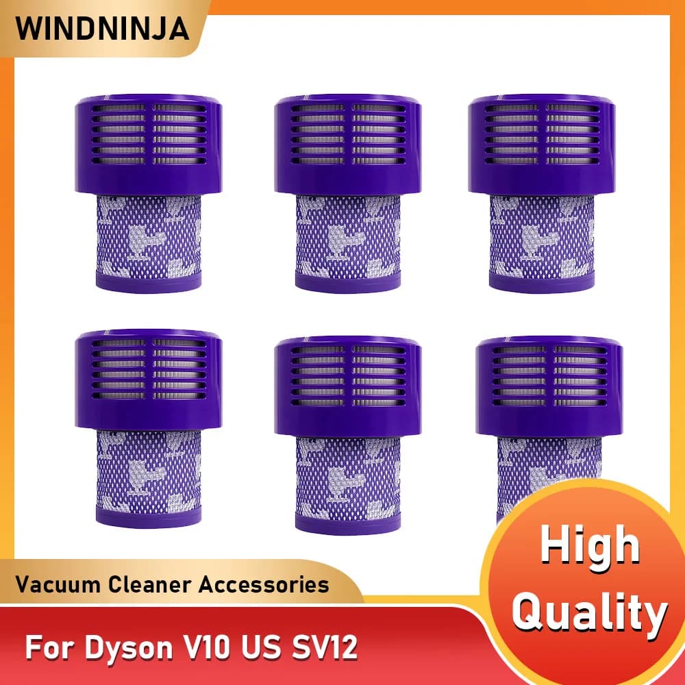 Hepa Filter for Dyson V10 US SV12, Vacuum Robot Accessories, Replacement Washable Filter, Cleaning Parts