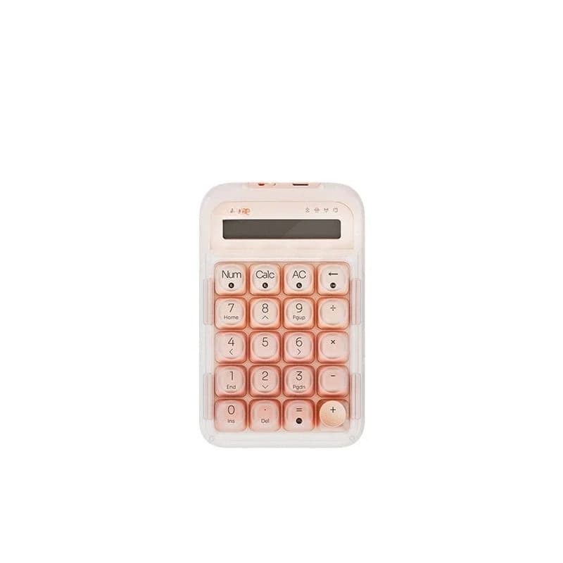 Liquid foundation wireless bluetooth mechanical numeric keyboard girls high value computer external calculator