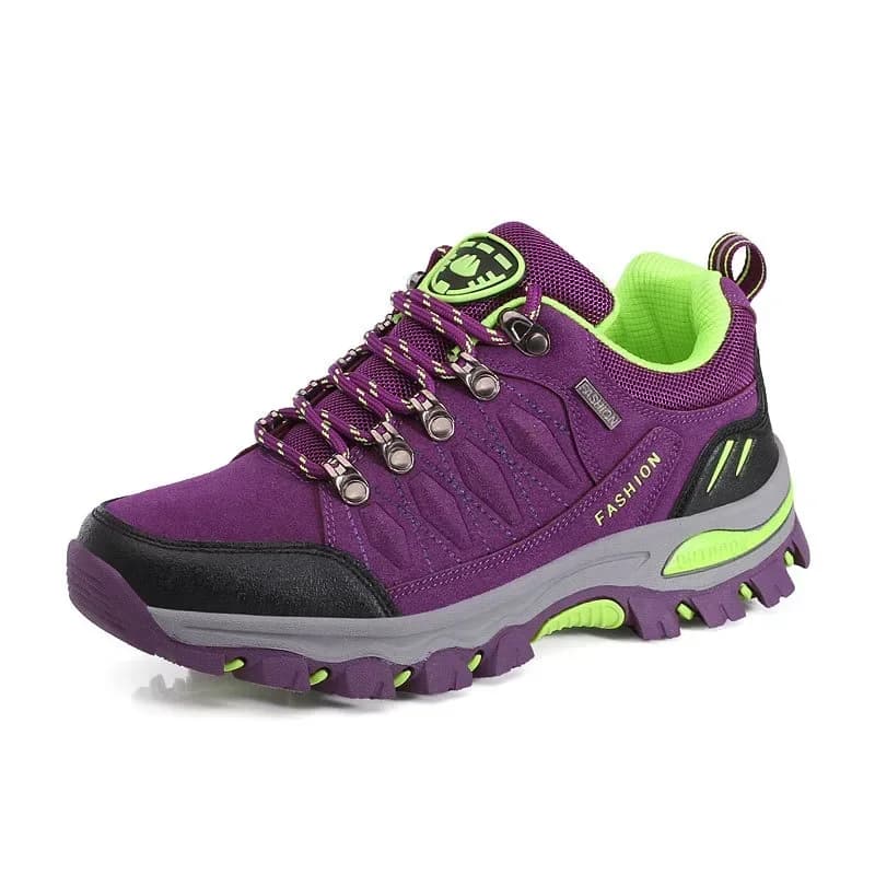 2026 Autunno Primavera Donna Outdoor Pelle Trekking Scarpe da trekking Donna Sneakers da montagna Trekking Walking Camping Trail Arrampicata