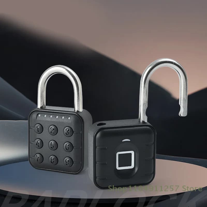 Smart biometrico impronta digitale serratura intelligente senza chiave sblocco rapido lucchetto antifurto IP67 impermeabile sicurezza di viaggio a casa