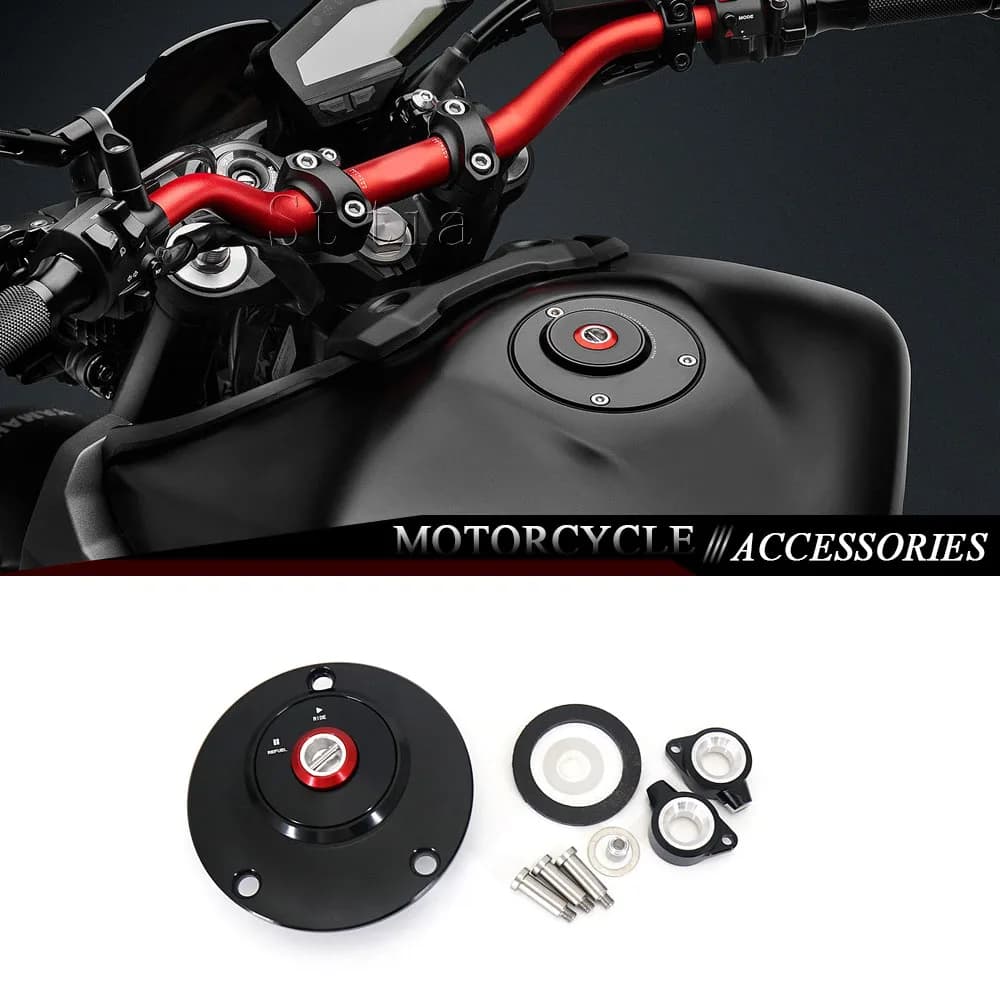 Nuovo tappo serbatoio carburante per moto MT-09, accessori compatibili con Yamaha MT 09 TRACER 2013-2017, tappo serbatoio carburante CNC MT09