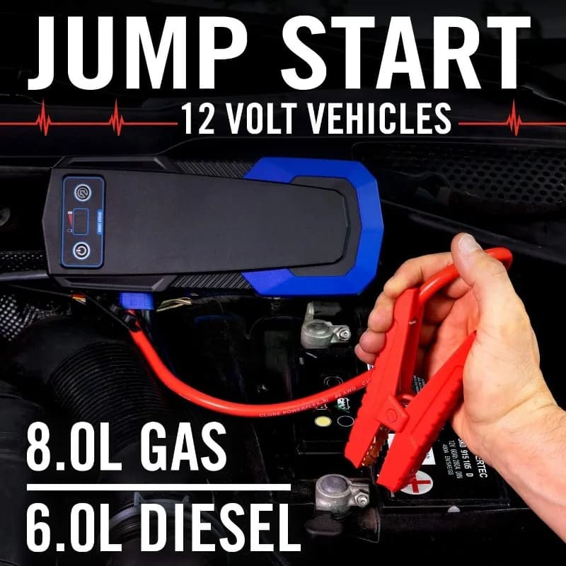 2025 NUOVI ARRIVI STOCK CALDI JNC325 Jump-N-Carry 2000A Avviatore di emergenza da 12 Volt per motori diesel fino a 8,0 L e 6,0 L