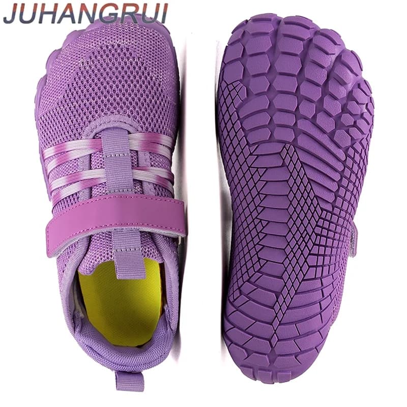 Scarpe casual da esterno per bambini a piedi nudi Scarpe sportive antiscivolo con suola morbida Scarpe da corsa leggere per ragazzo e ragazza Casual Sho