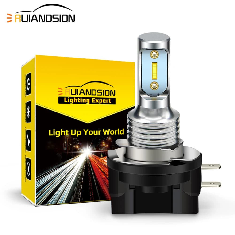 Fari Fendinebbia LED Ruiandsion H9B H8B H11B per Camion SUV 10-30V Bianco Ambra Giallo Sostituzione Fari Auto DRL Lampadine Anteriori