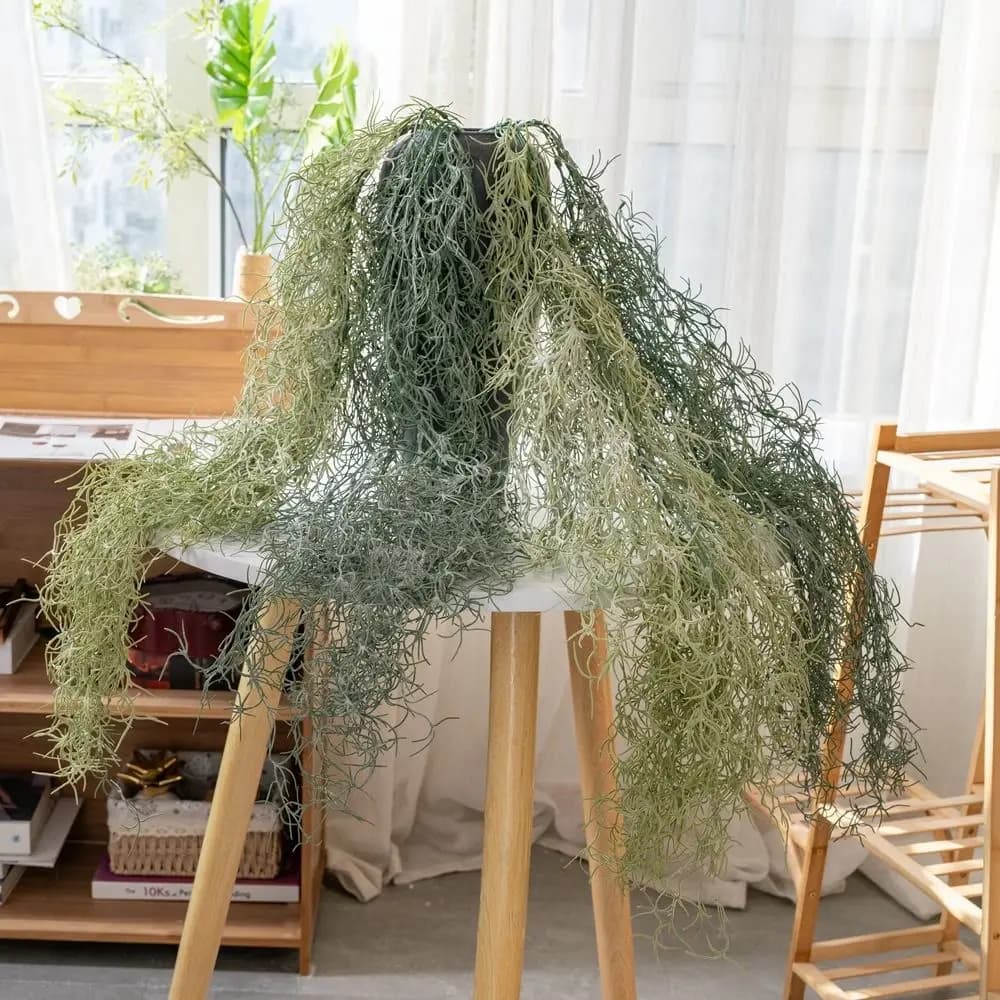 Piante Artificiali in Erba Sintetica Verde da 91 cm, Piante Finte in Plastica Effetto Reale, Eleganti Piante Rampicanti Artificiali Fatte a Mano, Succulente
