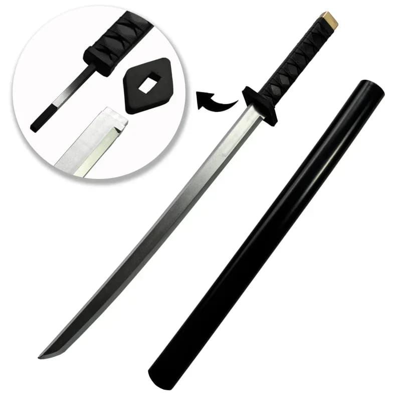 Katana Deadpool Cosplay in PU, Spada Anime 1:1, Spada Samurai, Spada Ninja, Accessori per Giochi, Regali e Decorazioni per Ragazzi, 72 cm