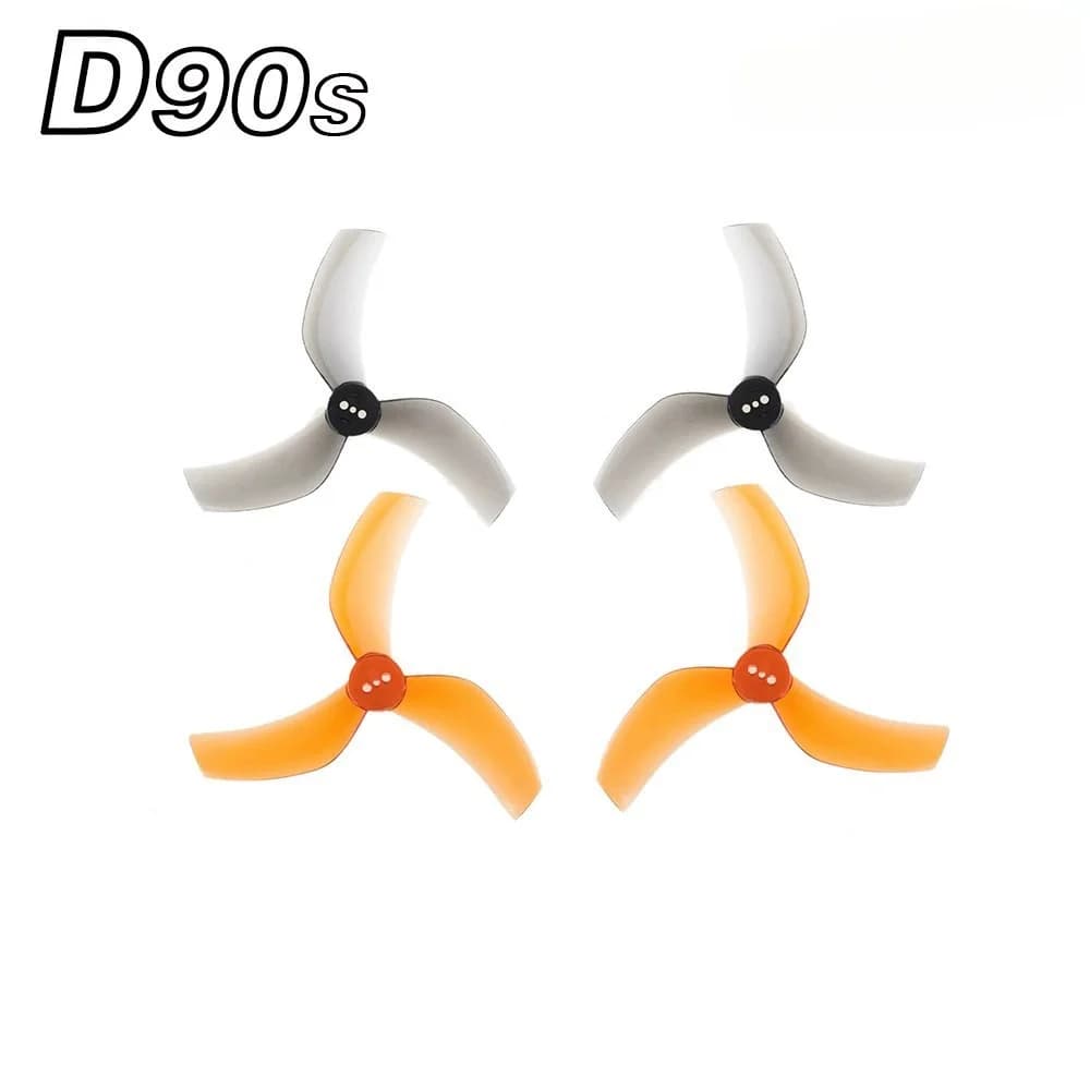 GEMFAN Qianfeng D90-3 Propeller 3.5-inch Three-blade Ducted Shadow 35 ProTek35, Forward and Reverse Propellers