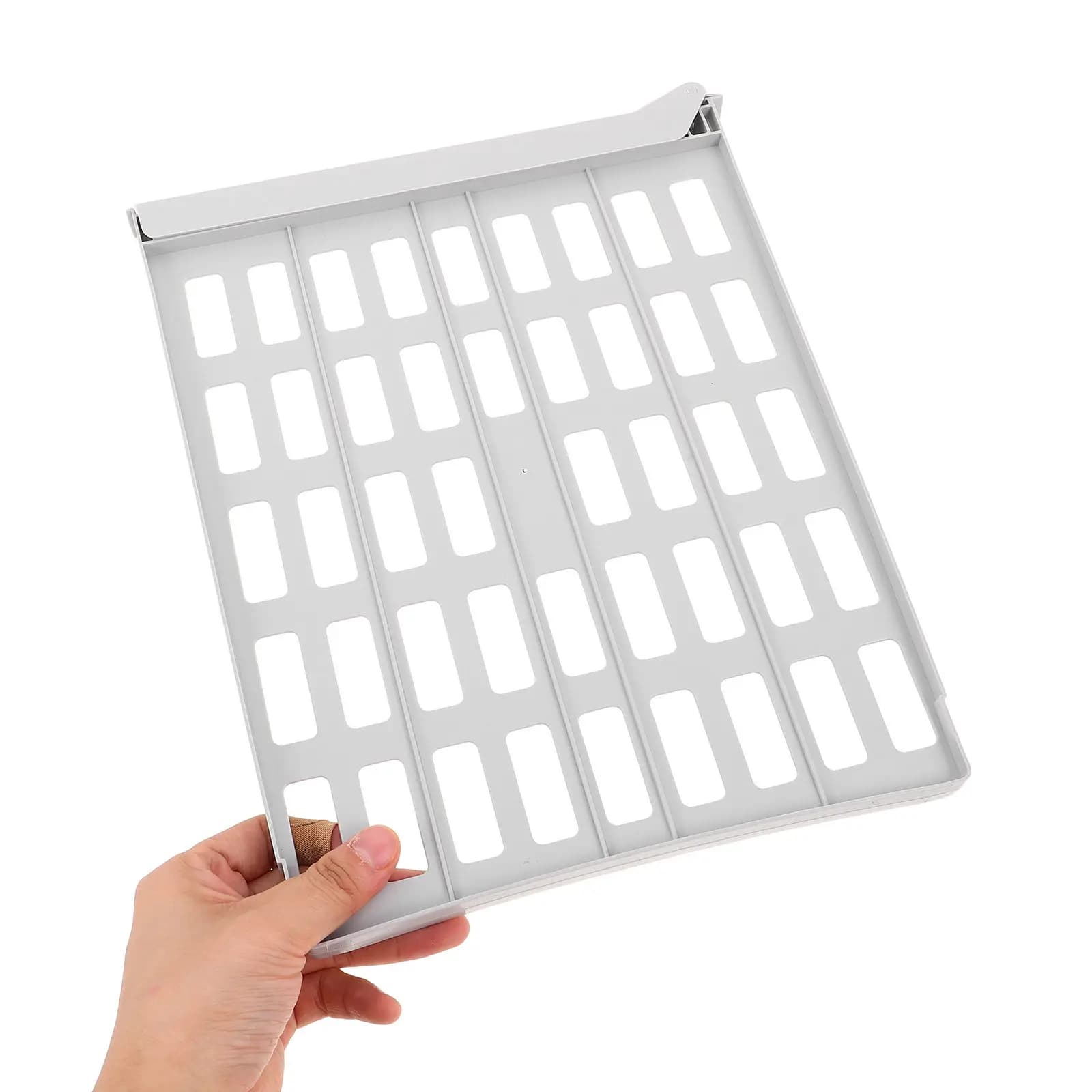 Dual Compartment Trash Bin Divider Insert Fits Tall Kitchen Garbage Containers for Efficient Recycling Separation System