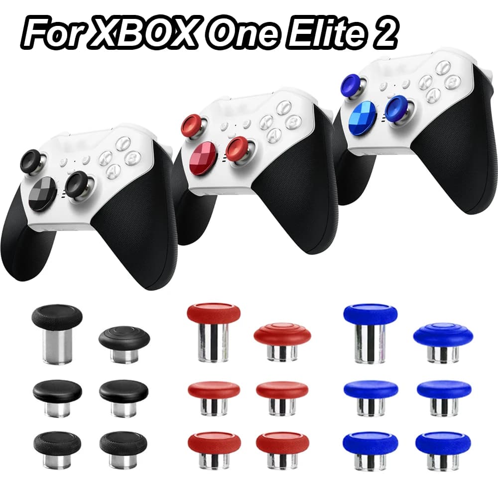 Thumb stick joystick di ricambio 6 in 1 per controller Xbox One Elite Series 2 di accessori di gioco in metallo