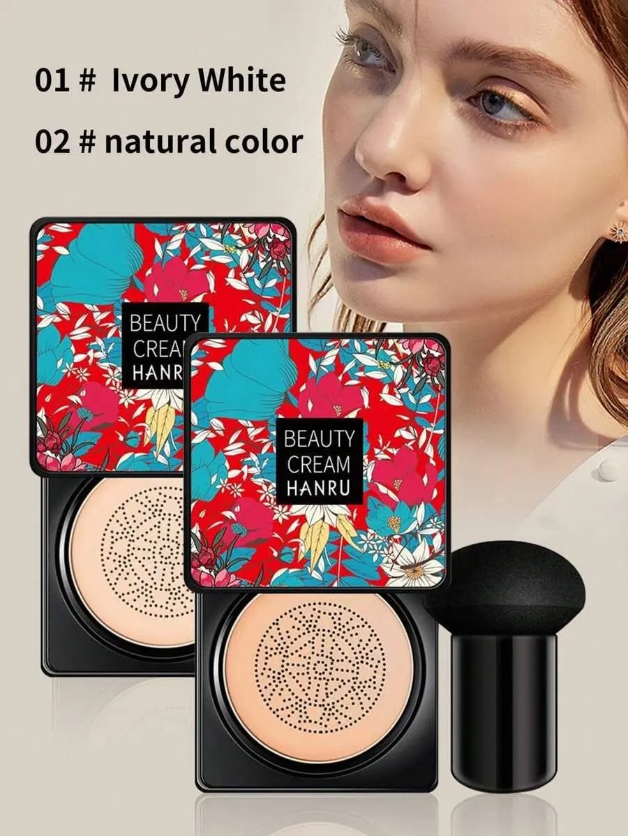 All in One Radiate Beauty with fungus air cushion BB Cream moisturizing light nutrient complexion Hanru light pillow