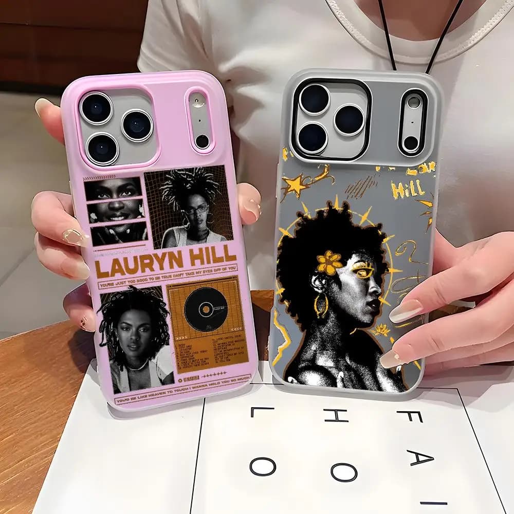 Singer Cool Ms L-Lauryn Hill Phone Case For IPhone 17 16 15 14 13 12 11 Pro Max Plus Mini Case Clear Jelly Shockproof Soft Cover