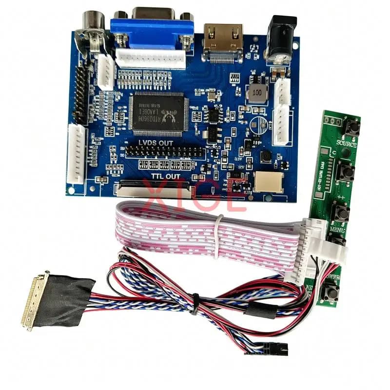 For LTN160AT06 LP145WH1 LTN145AT01 N134B6 Controller Board Kit 40-Pin LVDS 1366x768 HDMI+VGA+AV 1366*768 Laptops Display Screen