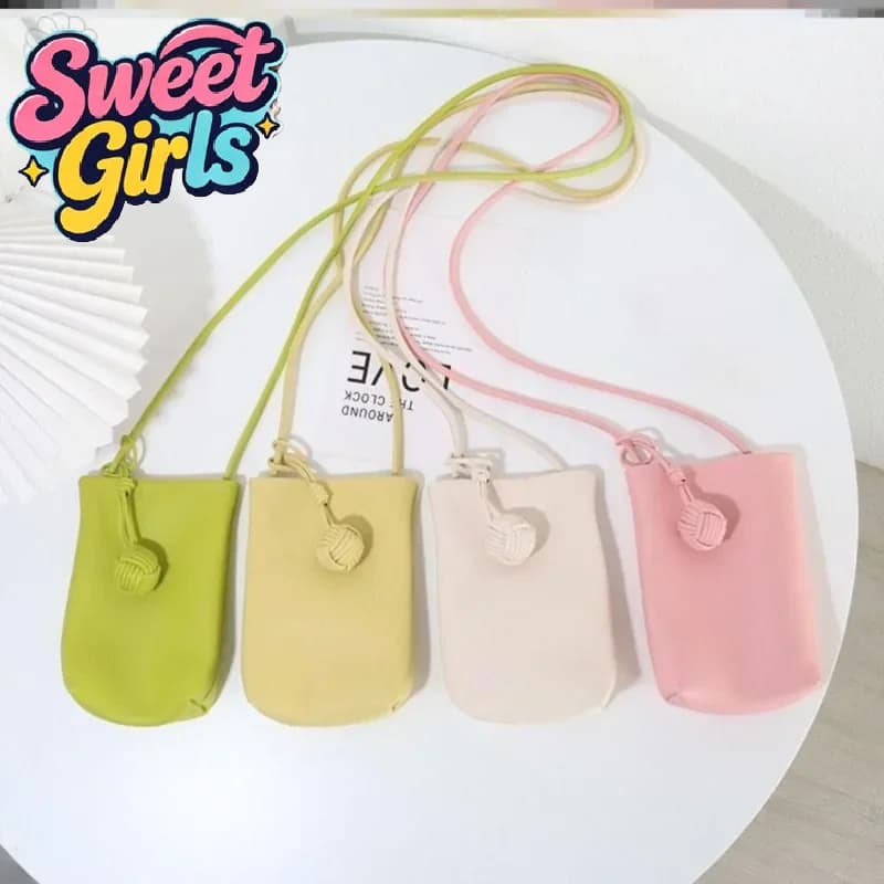 Borsa a tracolla piccola in pelle da donna con texture semplice, borsa per cellulare, borsa a tracolla leggera e alla moda, borsa da viaggio