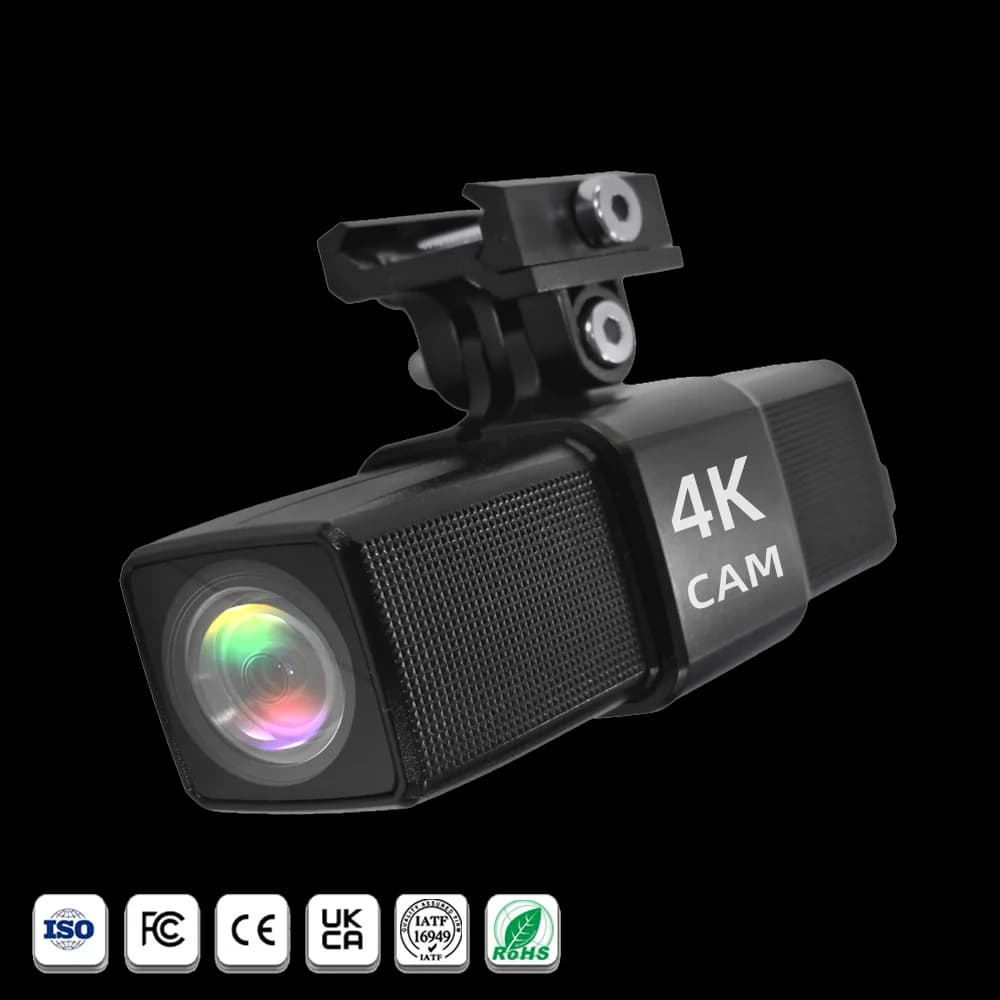 Top Vendita 8MP Full HD Fotocamera per bici Impermeabile Anti-Shake Azione Casco Fotocamera Telecomando manuale grandangolare per motocicli