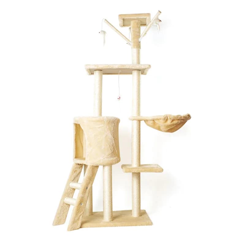 Cat climbing frame litter tree integrated frame big special sisal toy jumping platform supplies