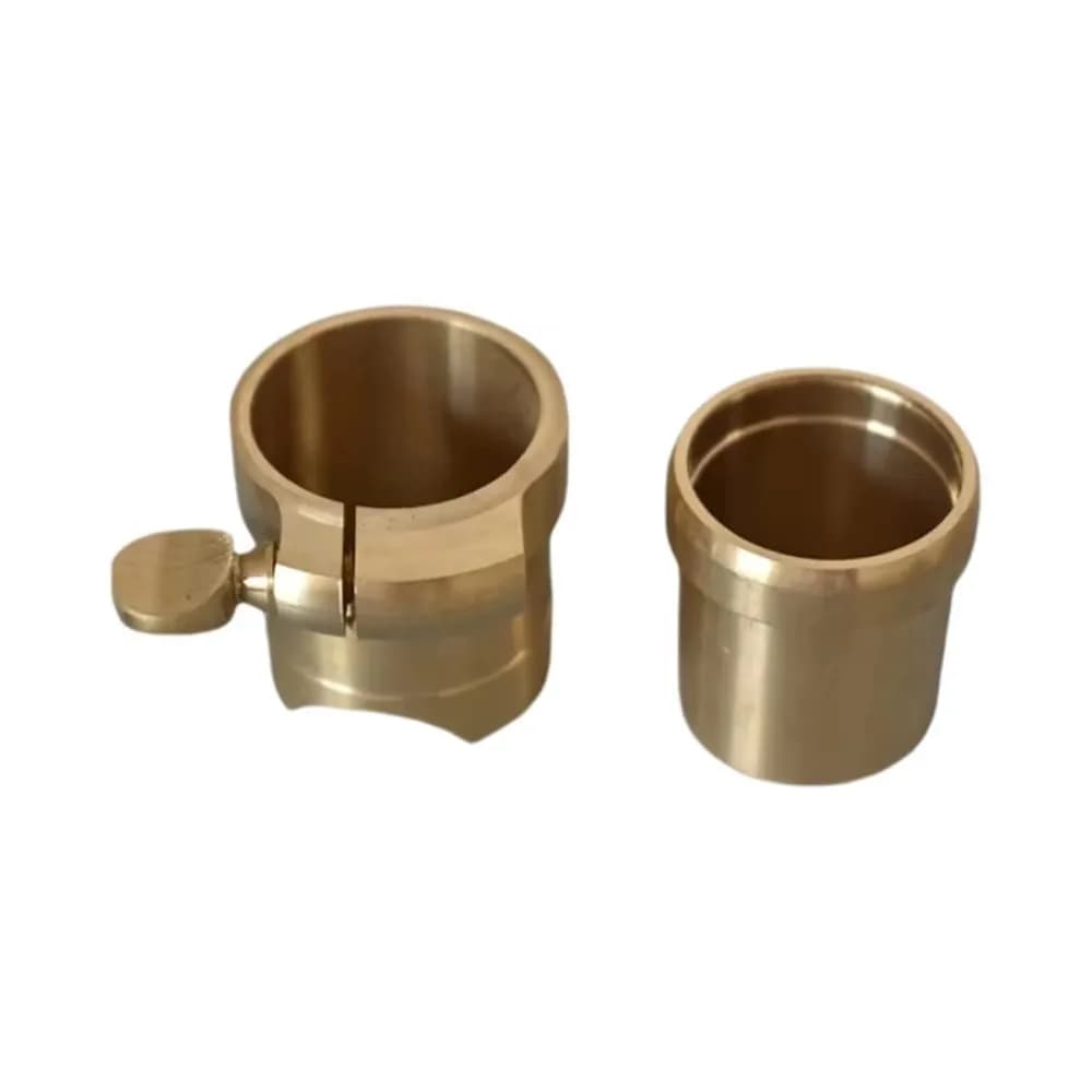 2 Pcs Brass Alto Saxophone Socket Connector Set Wind Instrument Replacement Accessories