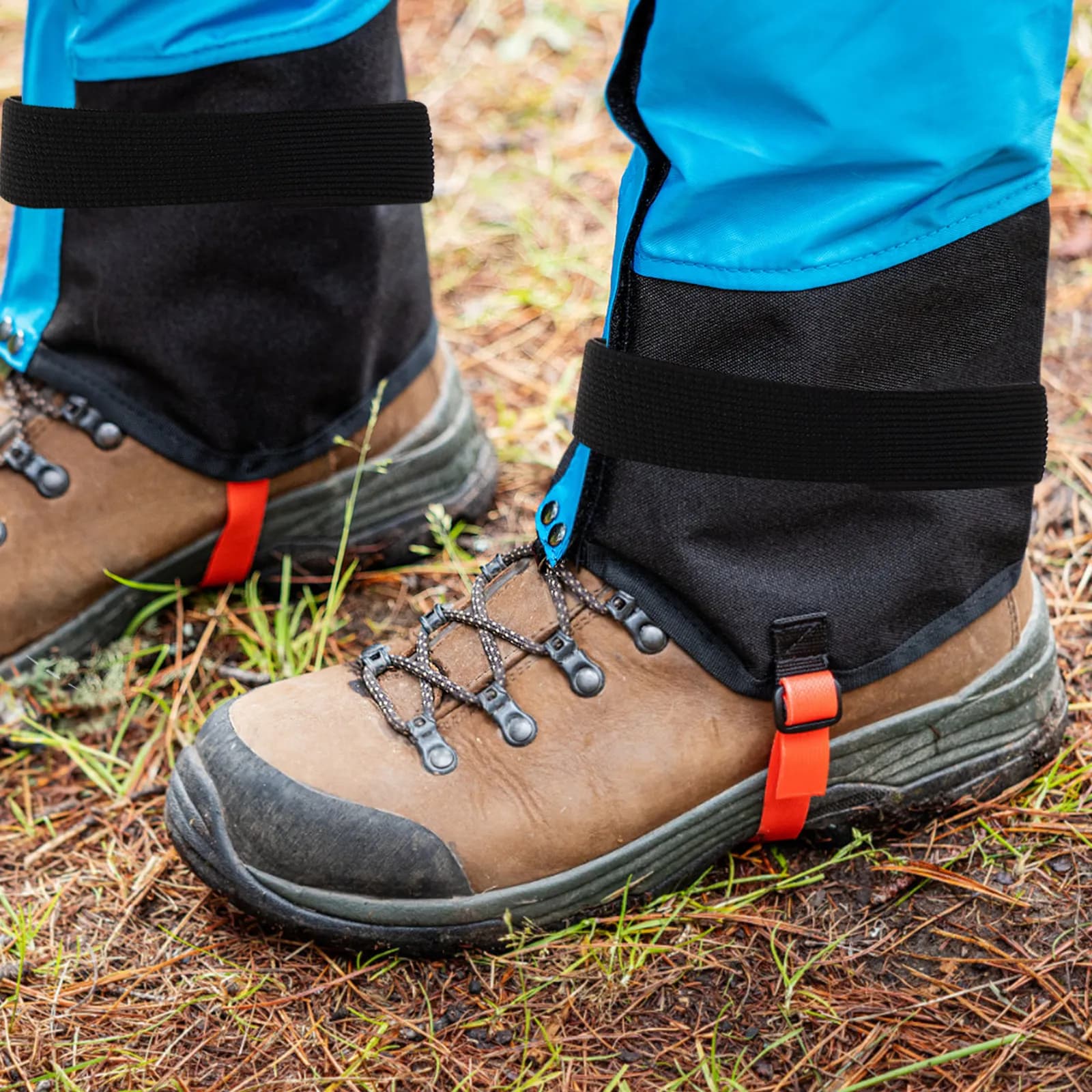 12 Pezzi Fasce Elastiche Regolabili Nere per Stivali Militari, Protezione per Gambe di Pantaloni da Escursionismo, Ciclismo e Giardinaggio, Fascette di Fissaggio per Stivali