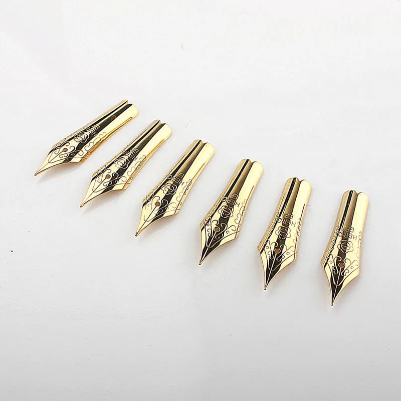 5pc office Pen 26 nib Limited edition write fit for most golden F EF Fountain Pen