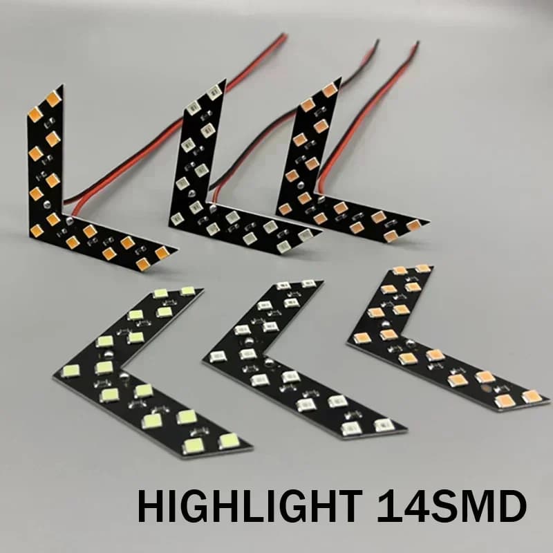 NEW 2Pcs Car Rear View LED Mirror Arrow Panel Light Car Rear View Mirror Indicator Turn Signal Lamp Auto Accessories