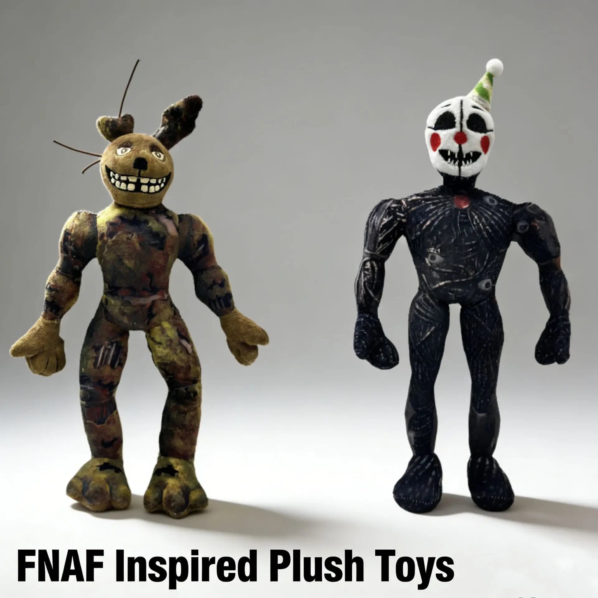 Nuovo 2026: Bambola di Peluche Carina Springtrap Ennard - Giocattolo di Peluche del Gioco Horror, Personaggi Sopravvissuti e Assassini, Regalo e Decorazione