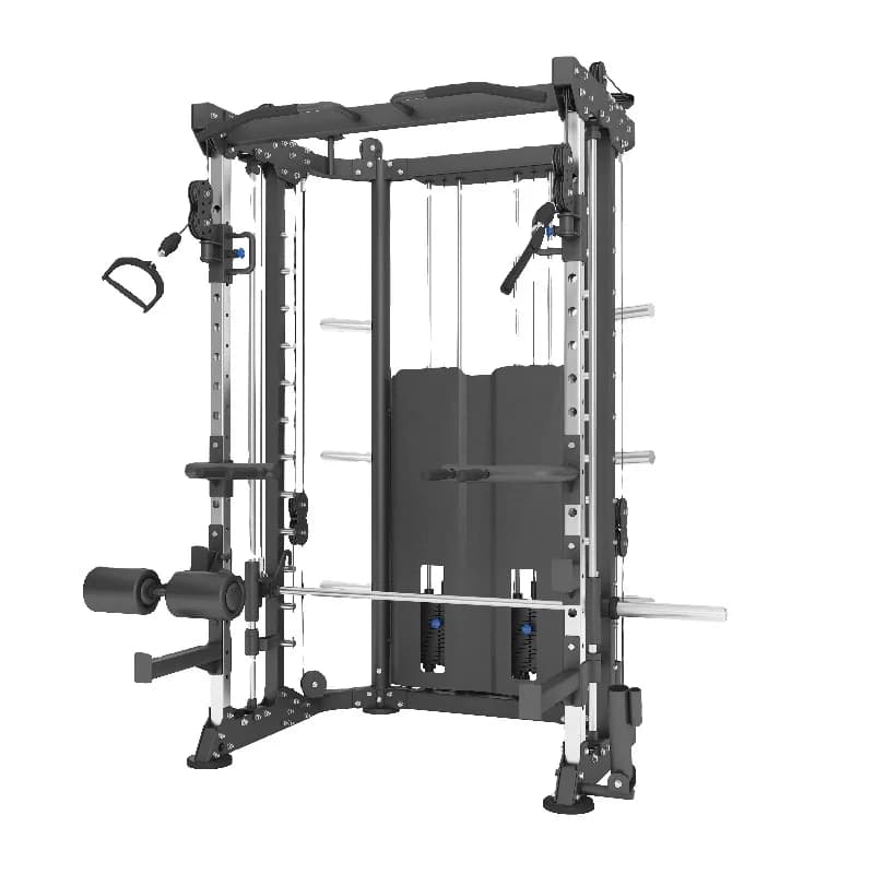 Attrezzatura da palestra domestica multifunzione commerciale Pull up Bar Power Rack Multi stazione Smith Machine Squat Rack