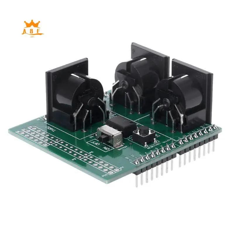 A08E-MIDI Shield per Arduino, Scheda di Interfaccia Musicale con Porte MIDI In/Out/Thru, Ideale per Progetti Musicali con Microcontrollore