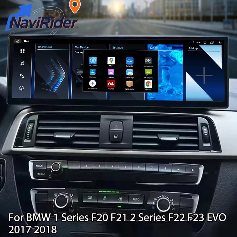 14.9" Android 15 Multimedia Player For BMW 1 Series F20 F21 2 Series F22 F23 EVO 2017 2018 Car GPS Stereo Carplay Bluetooth Auto