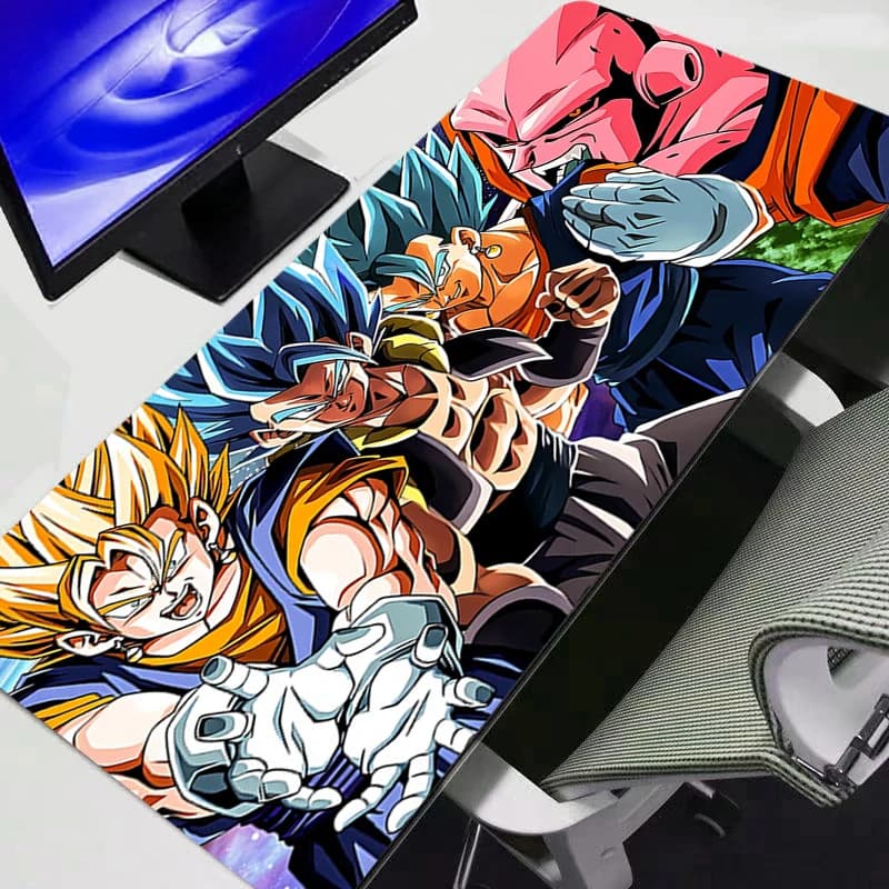 Tappetino per Mouse Dragon Ball Z DBZ XXL 900x400, Tappetino da Scrivania per Tastiera e PC, Accessori da Gaming