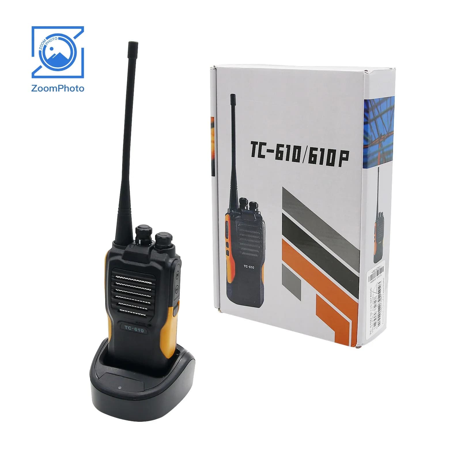 Ricetrasmettitore radio portatile IP66 impermeabile TC-610 5W VHF UHF a lungo raggio 5-10 km